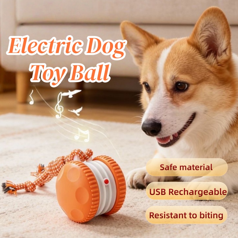 Automatic Moving Dog Ball - Balle interactive électrique intelligente pour animaux