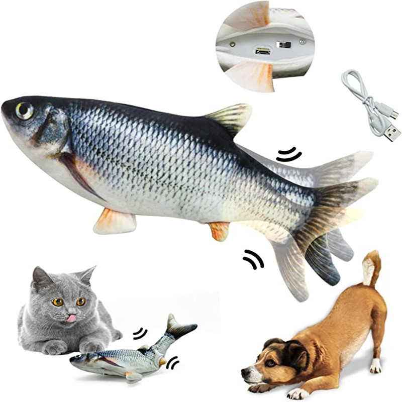 Electric Floppy Fish Dog Toy - Jouet pour chat en forme de