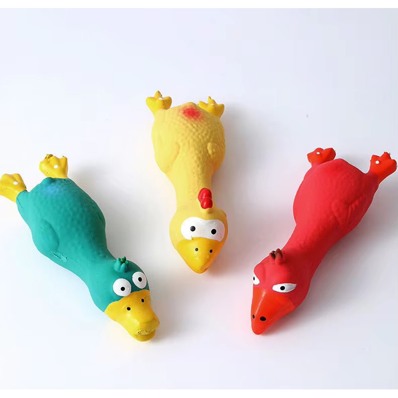 Interactive Squeaky Plush Dog Toy - Jouet mignon en Latex pour chien,