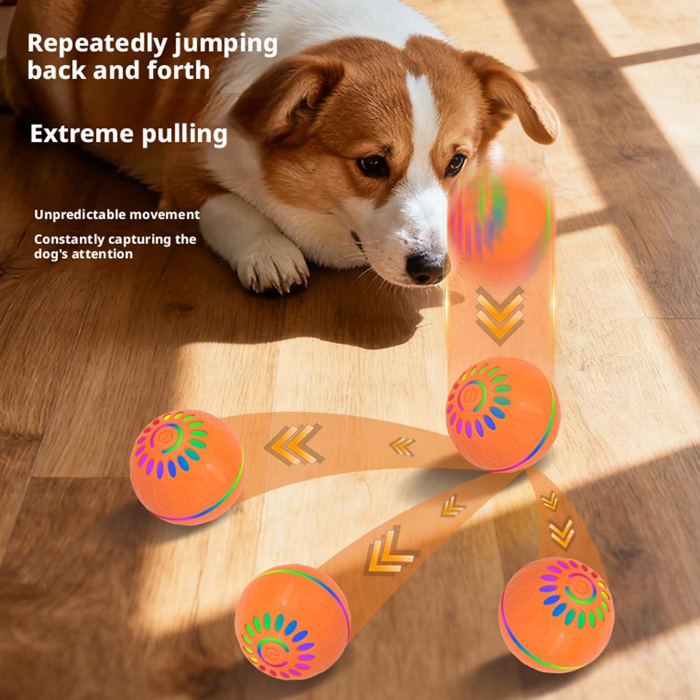 Automatic Moving Dog Ball - Balle de jeu intelligente pour chien,