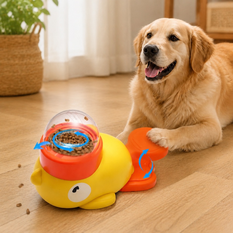 Dog Puzzle Feeder Toy - Jouet interactif pour dresseur d'animaux en
