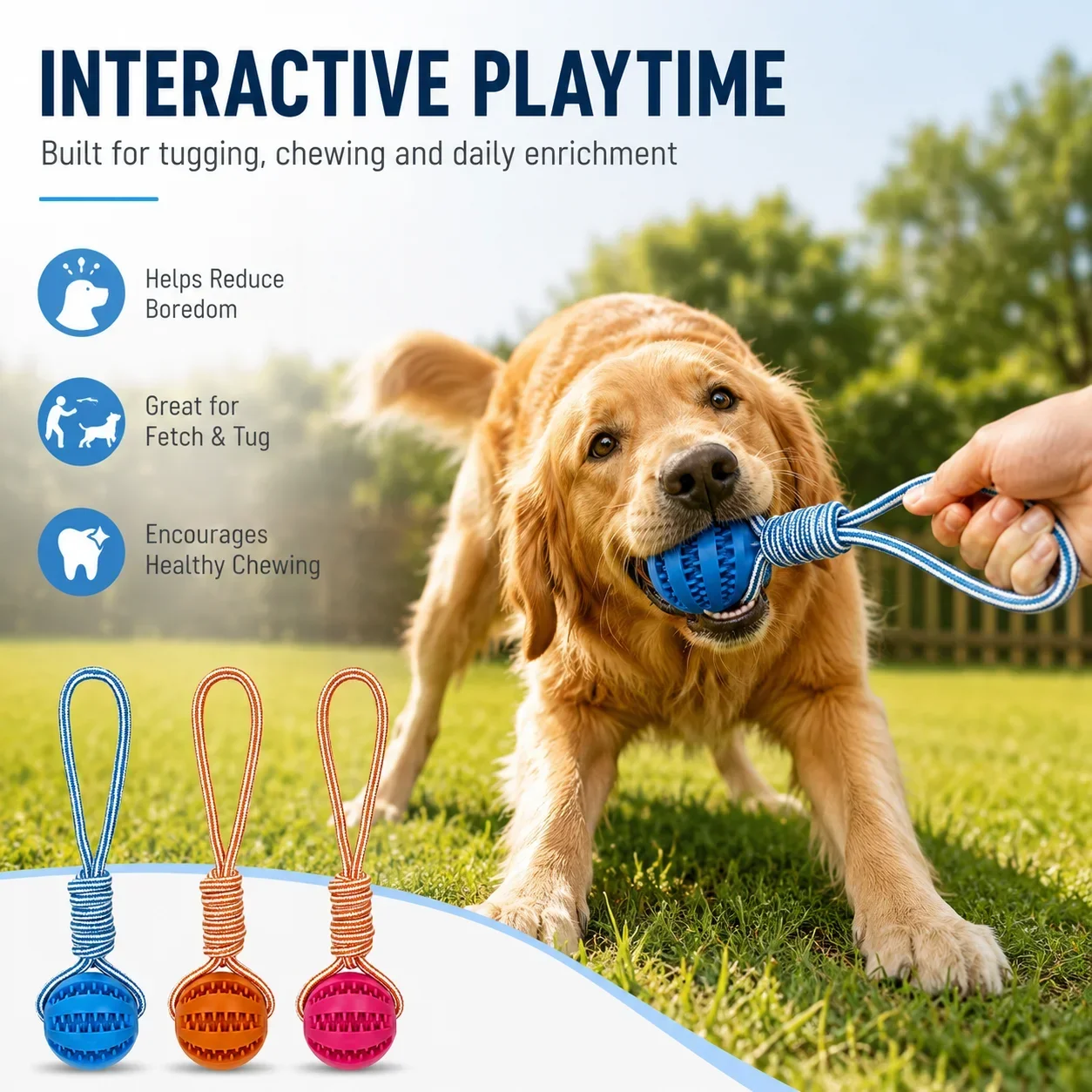 Rubber Treat Dispensing Dog Toy - Jouet pour chien en caoutchouc anti-fuite,
