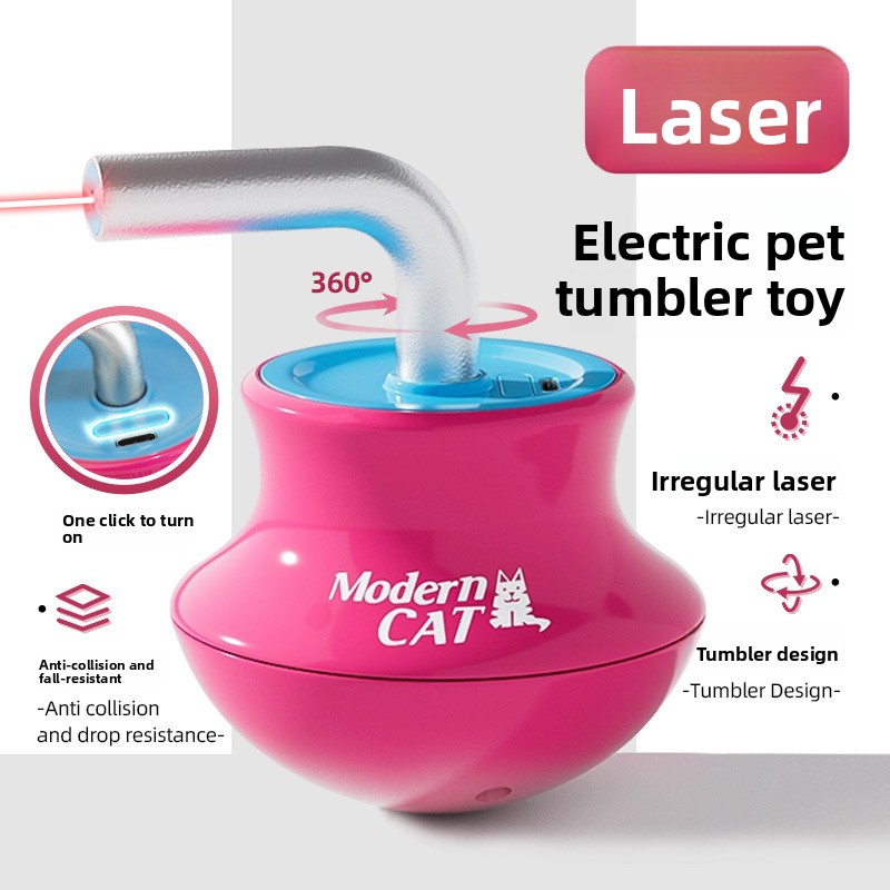 Laser Pointer Cat Toy Automatic - Jouets automatiques pour chats : baguettes
