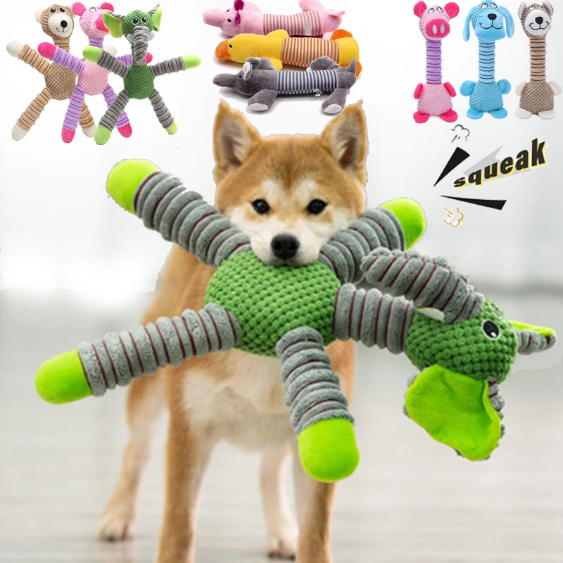 Indestructible Dog Chew Toy - Jouets sonores indestructibles pour grands chiens,