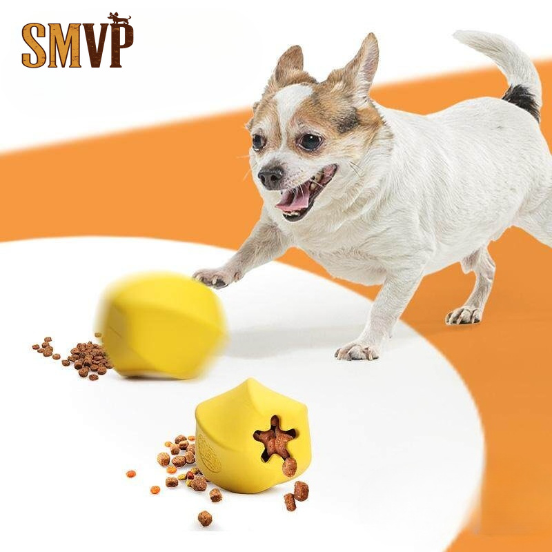 Rubber Treat Dispensing Dog Toy - Jouet distributeur de friandises pour chien