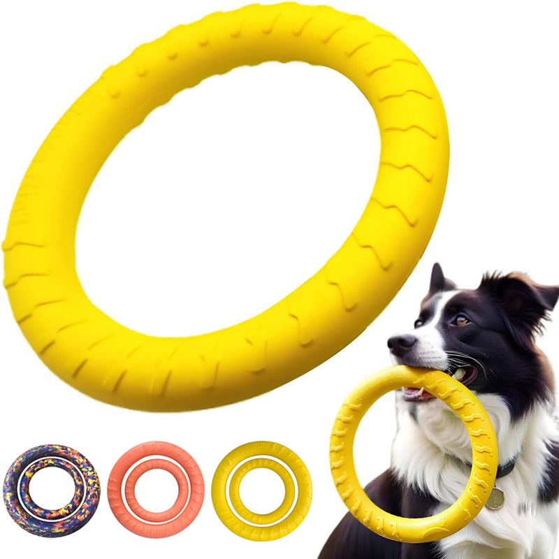 Suction Cup Dog Tug Toy - Jouets pour chiens, disques volants pour