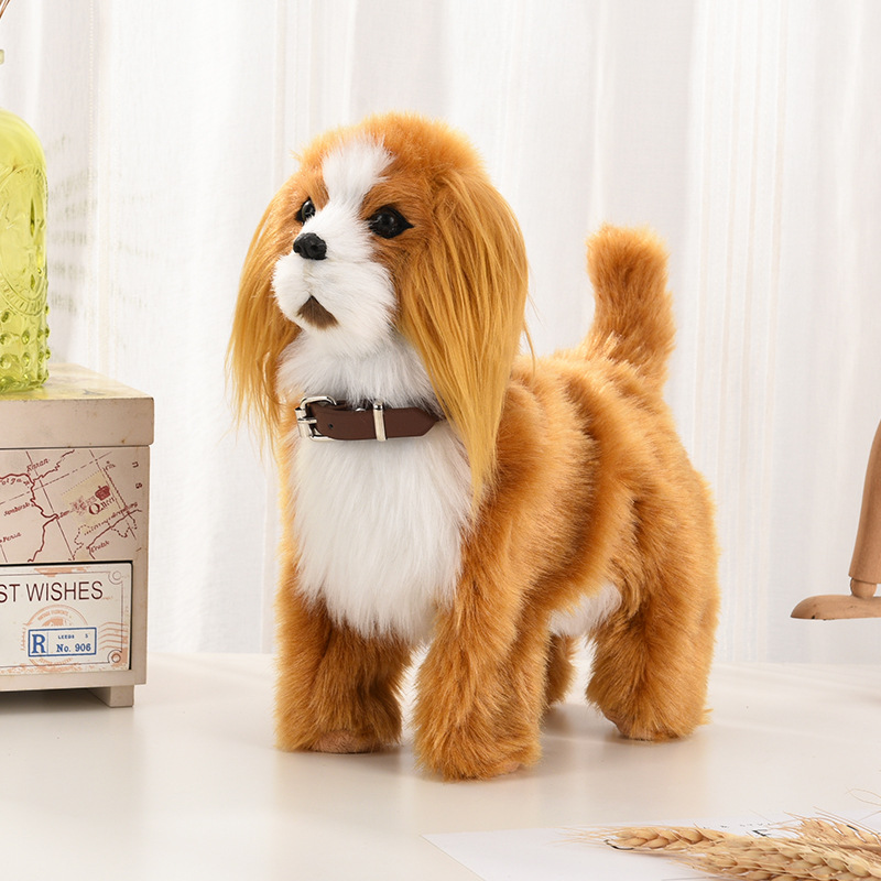 Interactive Squeaky Plush Dog Toy - Jouets électroniques en peluche pour chiens,