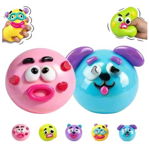 DIY Smushers Squishy Dog Face  - Interactive Squeaky Plush Dog Toy avis et prix