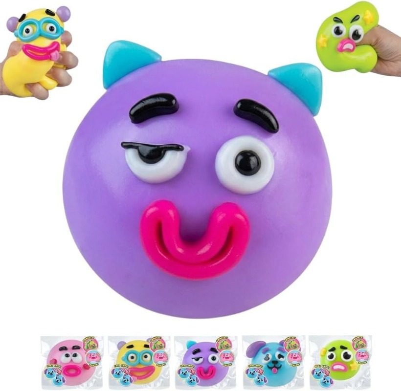 DIY Smushers Squishy Dog Face  - Interactive Squeaky Plush Dog Toy avis et prix