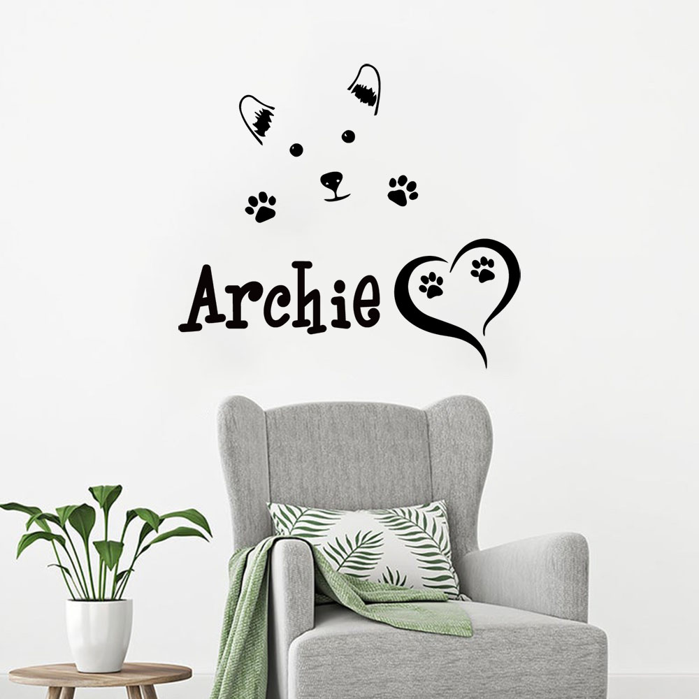 1PC Autocollant mural personna - Pet Grooming avis et prix