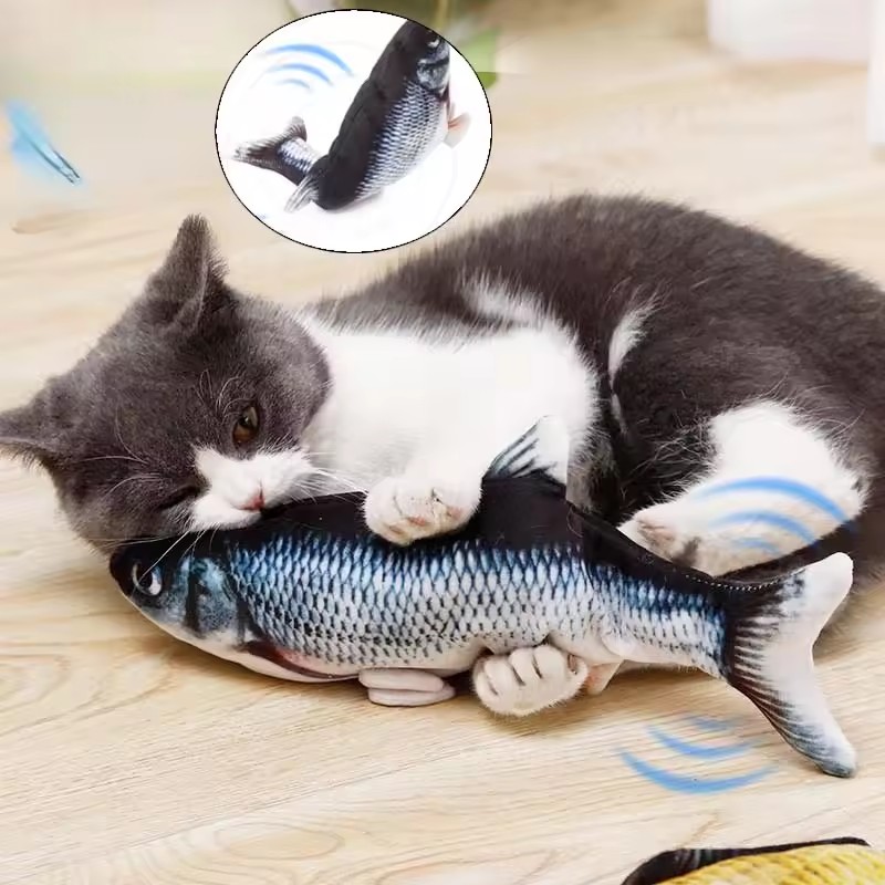 Jouet pour chat et chien, pois - Electric Floppy Fish Dog Toy avis et prix