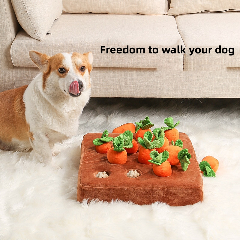 Jouet en peluche carotte pour  - Snuffle Mat For Dogs avis et prix