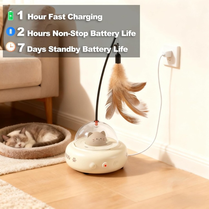 Jouets interactifs pour chats  - Laser Pointer Cat Toy Automatic avis et prix