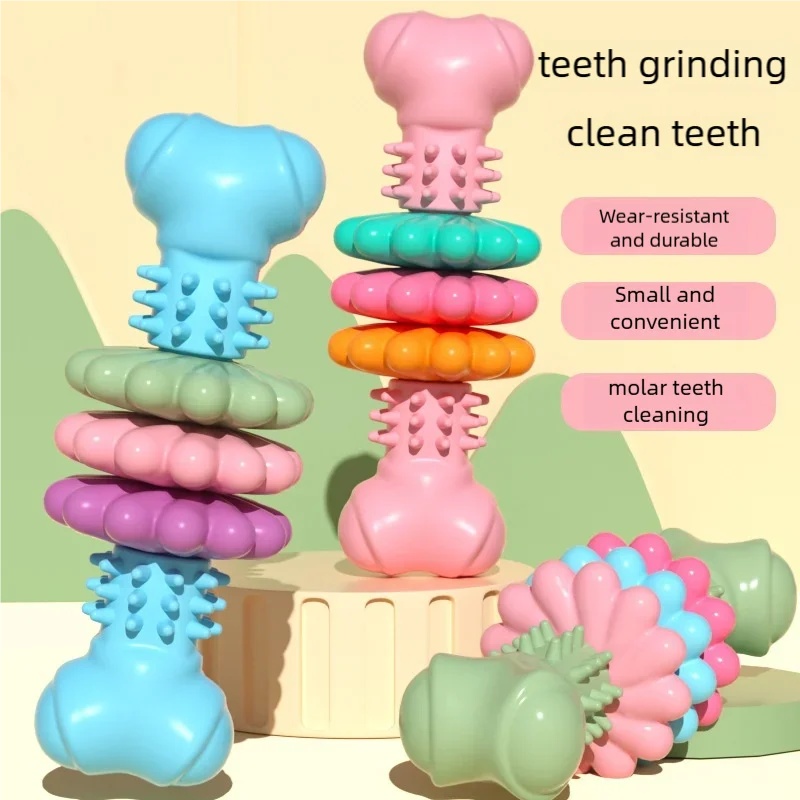 Jouet à mâcher durable en TPR  - Teeth Cleaning Dog Chew Bone avis et prix
