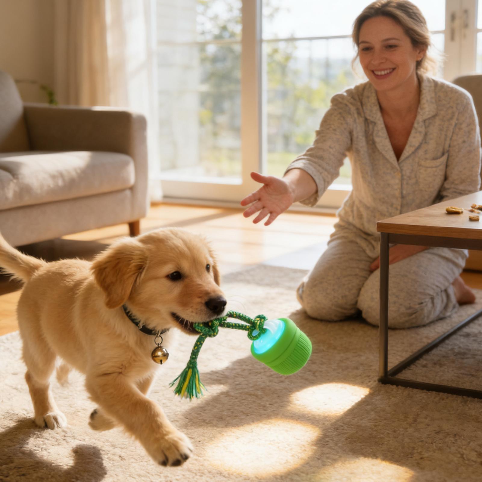 Boule interactive pour chien,  - Automatic Moving Dog Ball avis et prix