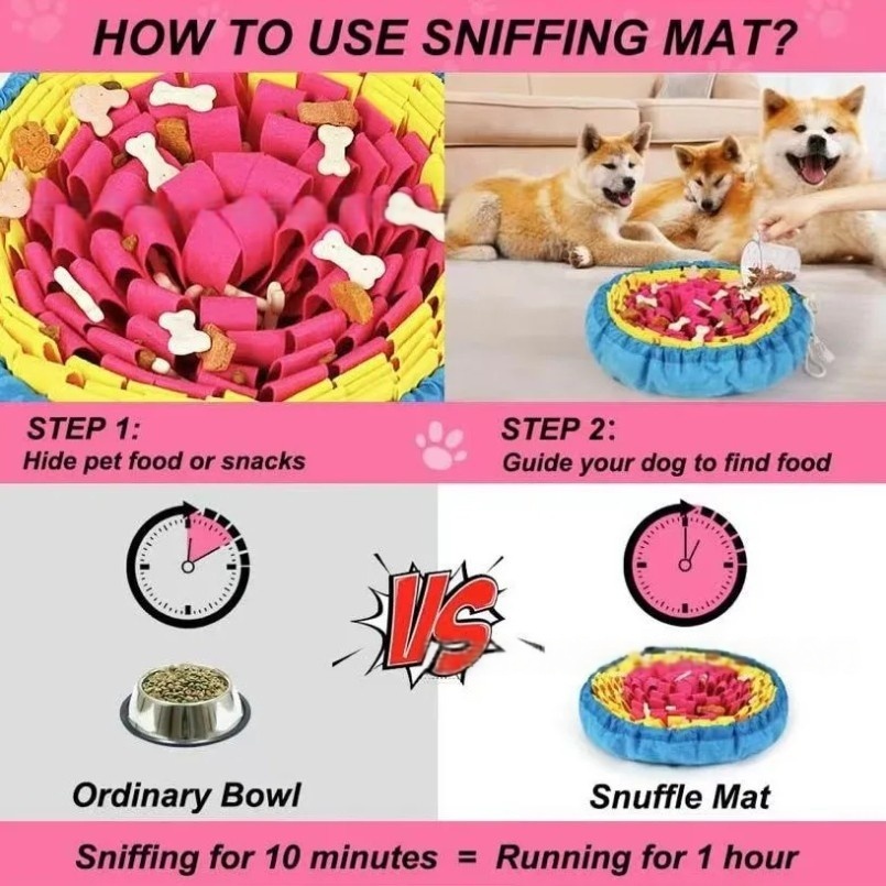 Nouveau tapis à renifler pour  - Snuffle Mat For Dogs avis et prix