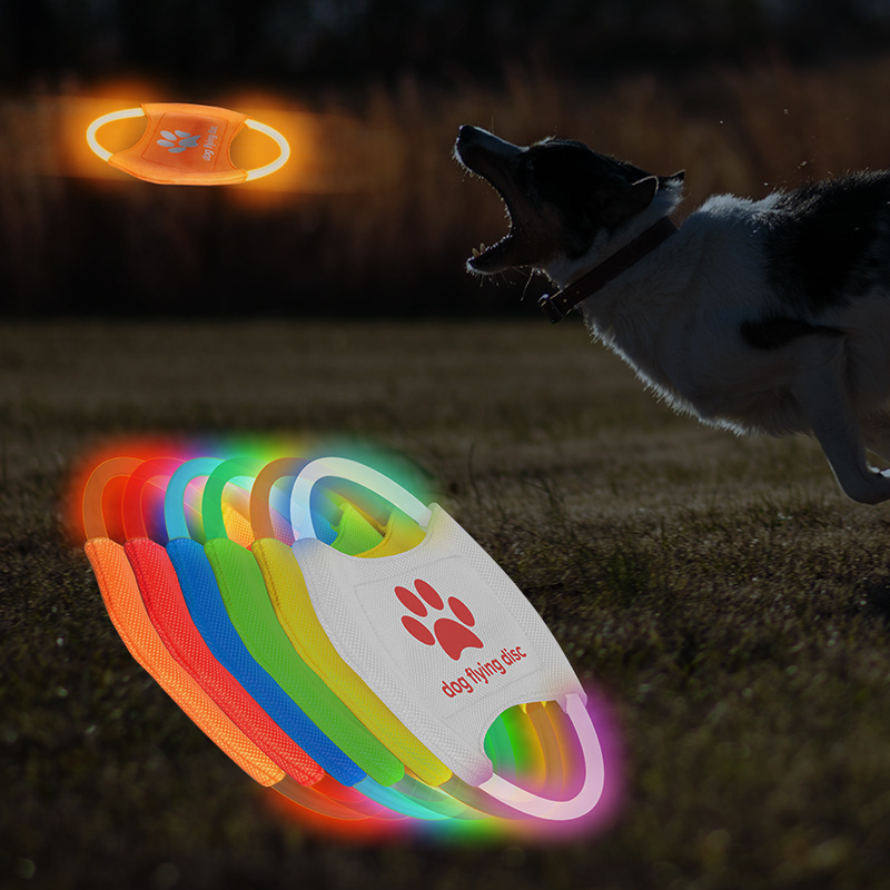 Disque volant pour chien à LED - Flying Disc Dog Training Toy avis et prix