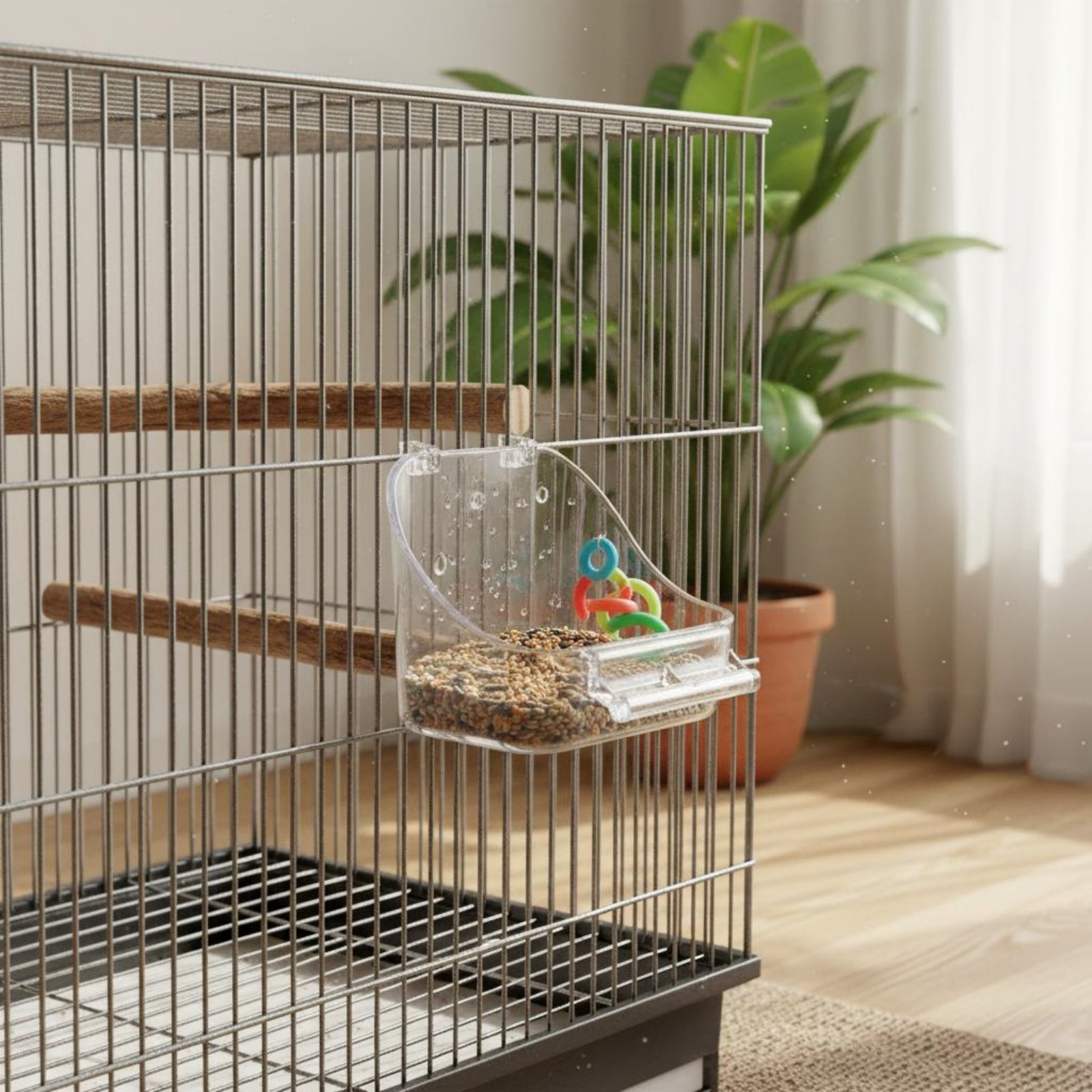 Mangeoire pour oiseaux 2-en-1  - Pet Feeders avis et prix