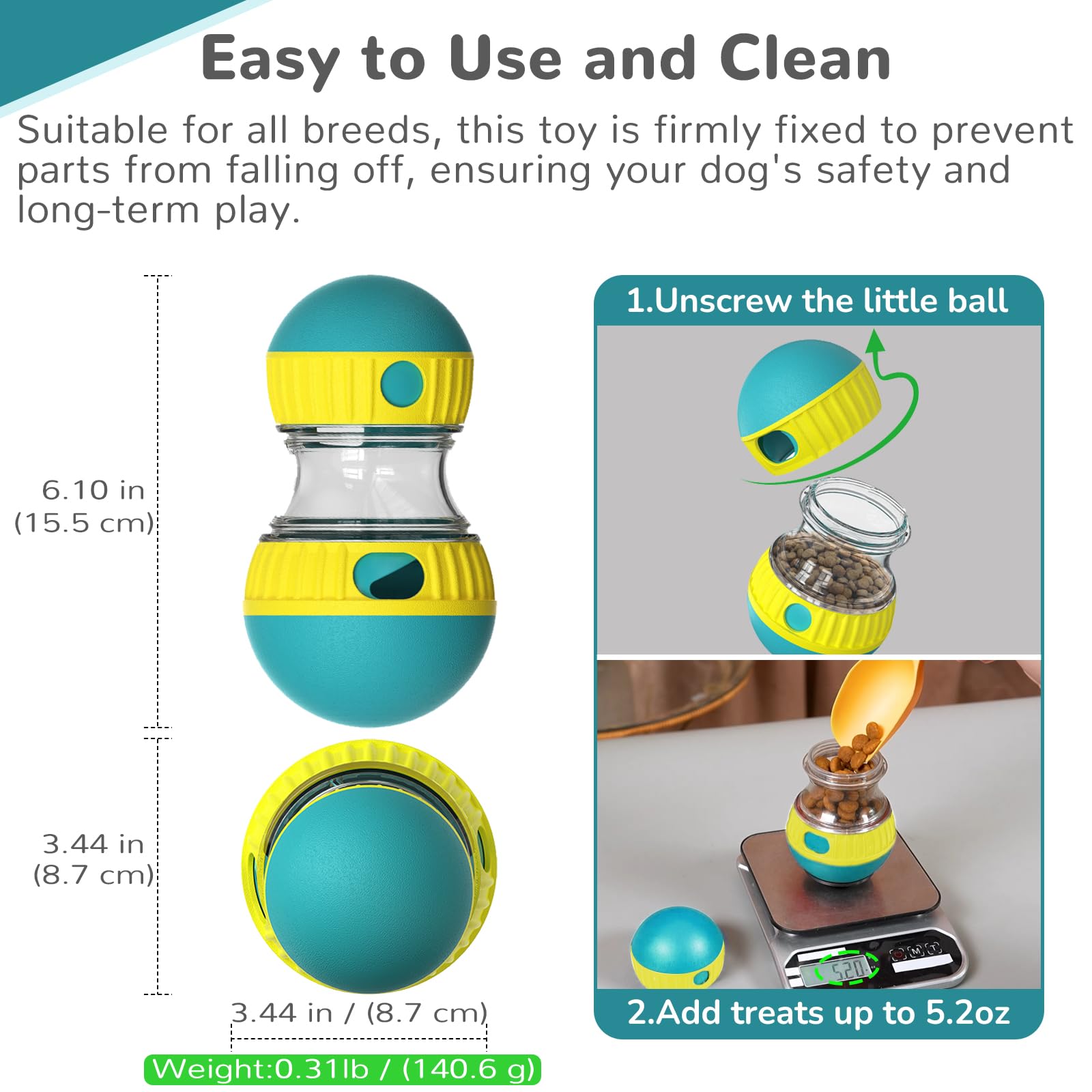 Jouets pour chiens et balle d' - Dog Puzzle Feeder Toy avis et prix