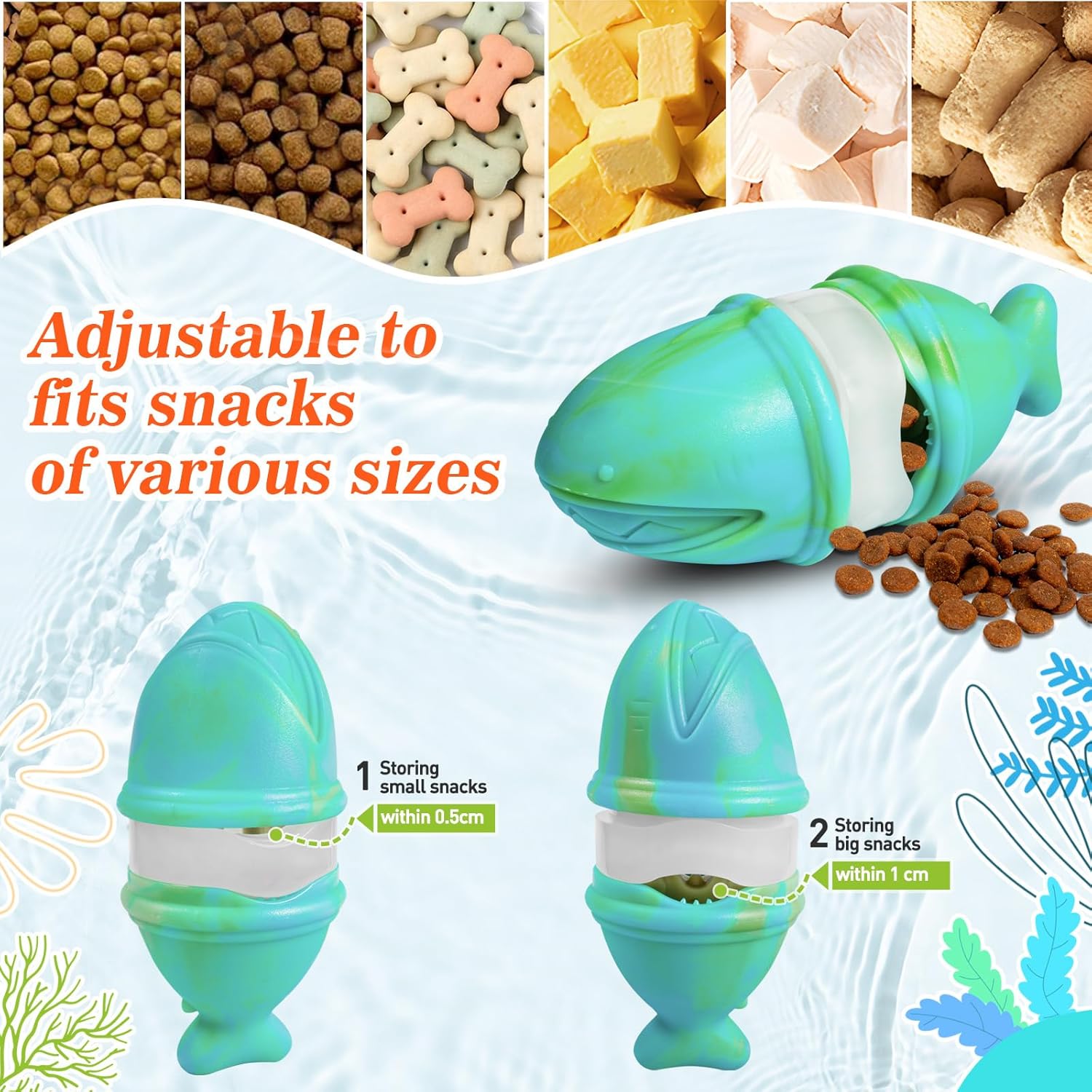 Jouet à mâcher 2 en 1 pour dis - Rubber Treat Dispensing Dog Toy avis et prix