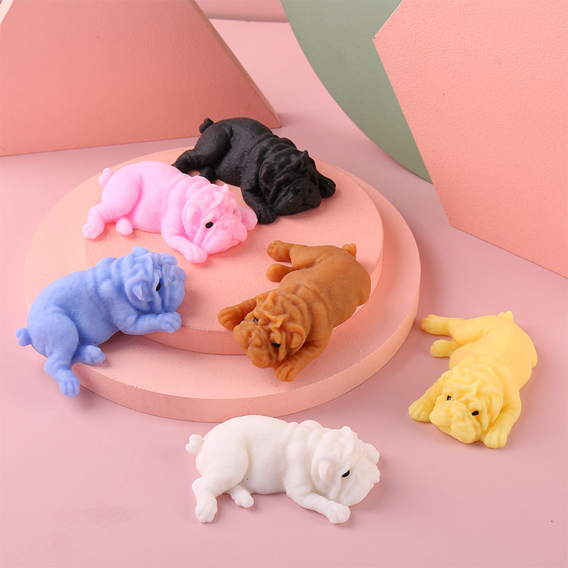 Squishy chiens Anime Fidget jo - Interactive Squeaky Plush Dog Toy avis et prix