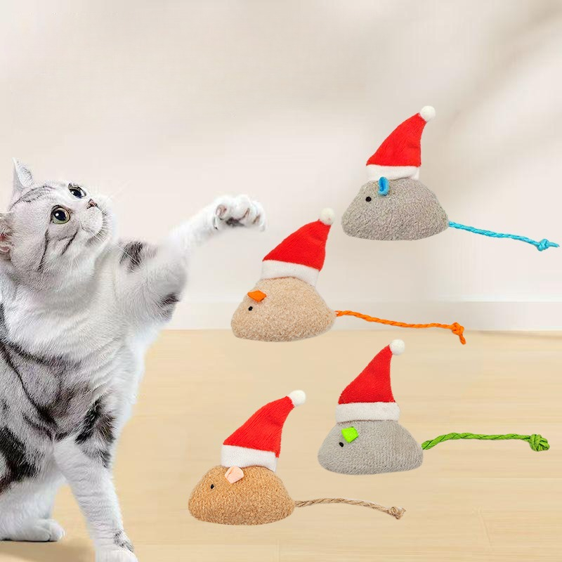 Jouet à mâcher pour chat, 5 pi - Catnip Interactive Plush Mouse avis et prix