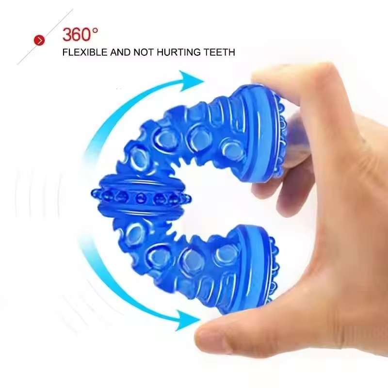 Jouet à mâcher en caoutchouc c - Teeth Cleaning Dog Chew Bone avis et prix