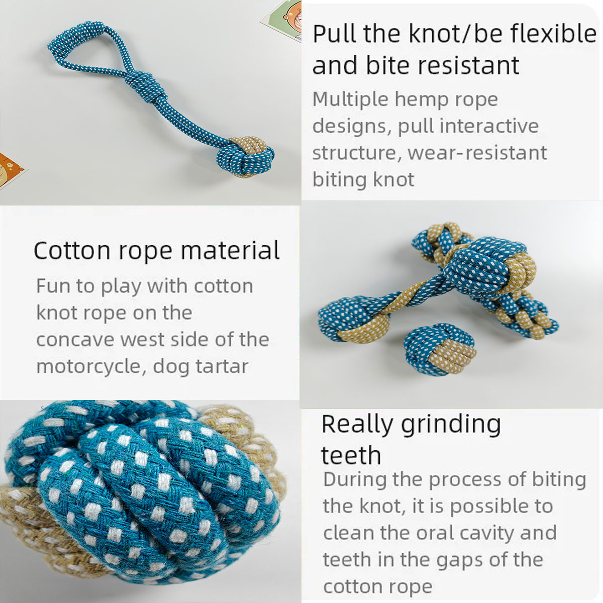 Nouveau 7 pièces chien chiot D - Teeth Cleaning Dog Chew Bone avis et prix