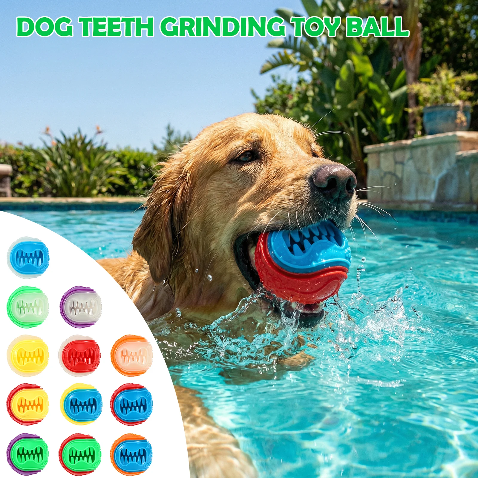 Lot de 6 balles interactives p - Rubber Treat Dispensing Dog Toy avis et prix