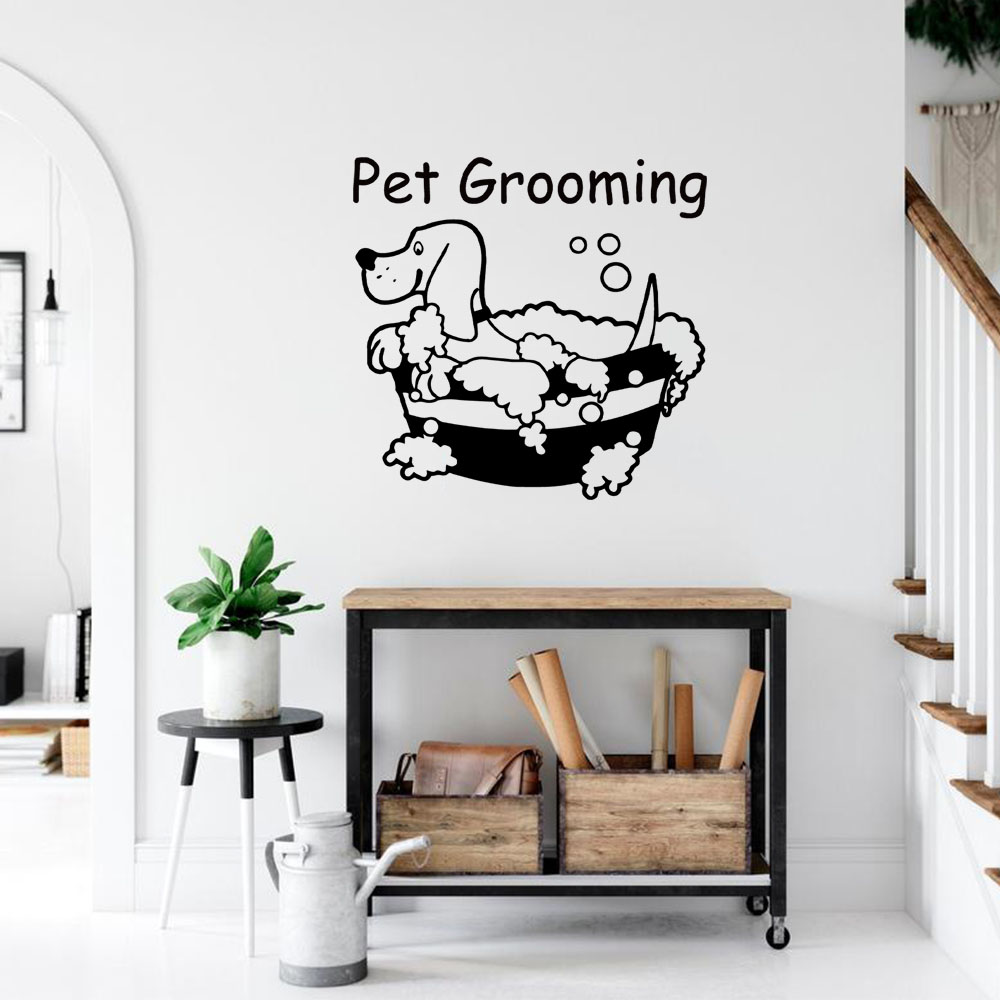 Autocollant en PVC personnalis - Pet Grooming avis et prix