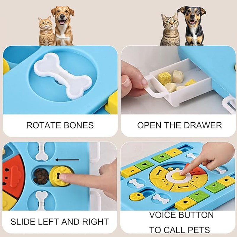 Jouet interactif puzzle pour c - Dog Puzzle Feeder Toy avis et prix