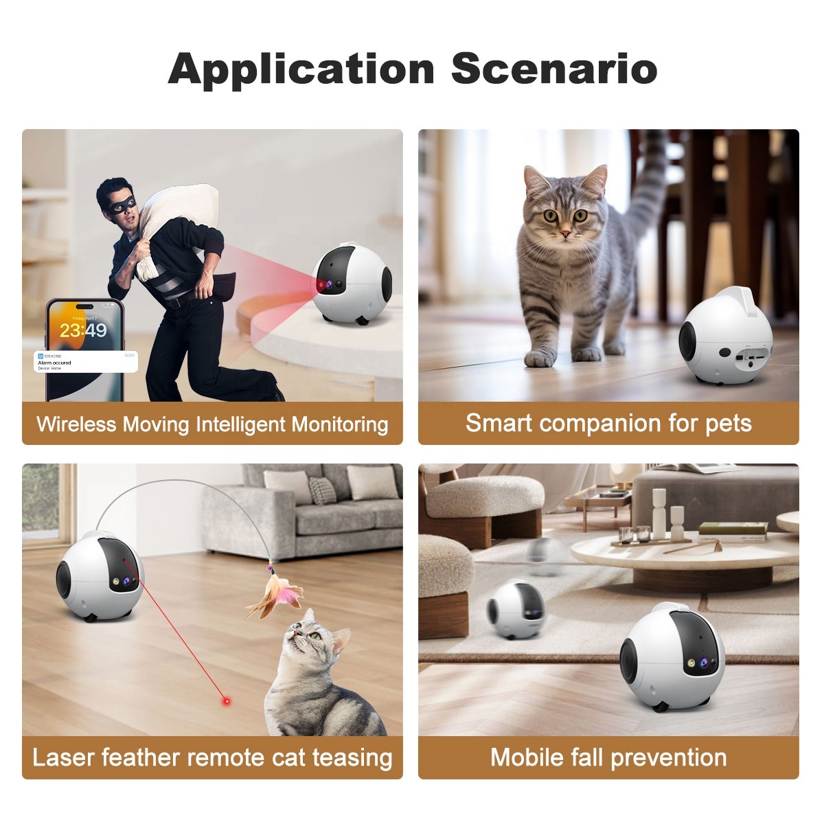 Robot compagnon intelligent po - Cat Toys avis et prix