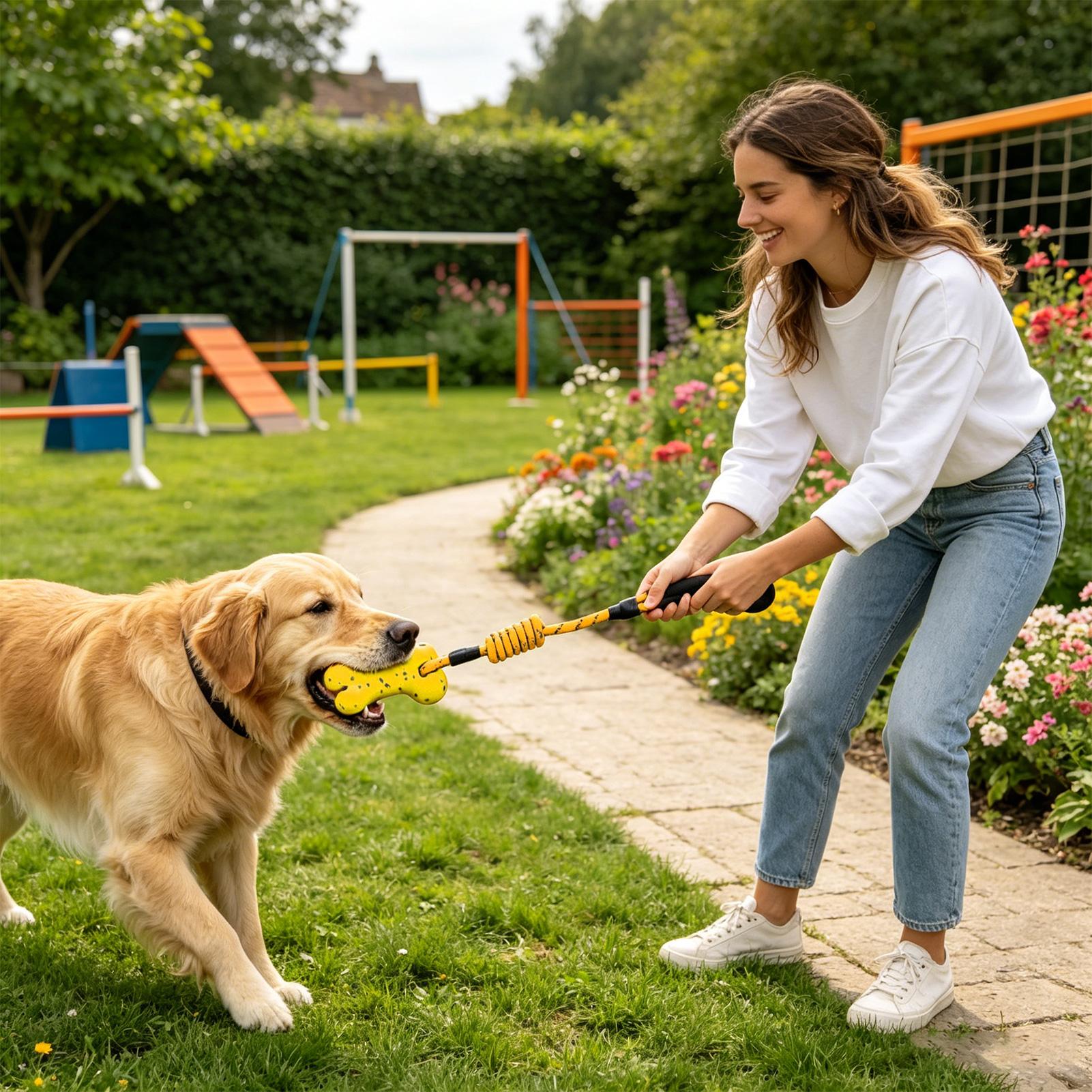 Jouet interactif pour chien Tu - Dog Rope Toy Aggressive Chewers avis et prix